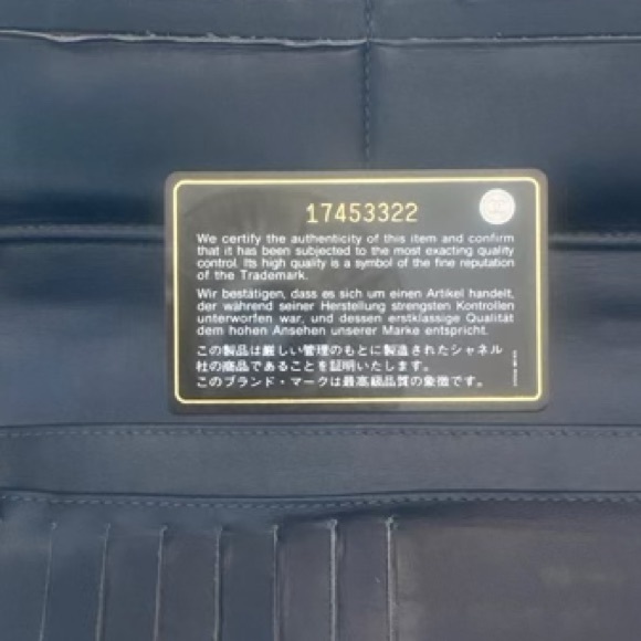 CHANEL NAVY CAVIAR LEATHER TIMELESS ZIPPY WALLET Gently used - Picture 4 of 8